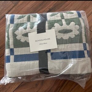 NWT Schoolhouse Stillwater Pillow Sham in Juniper (FOUR/ 4)